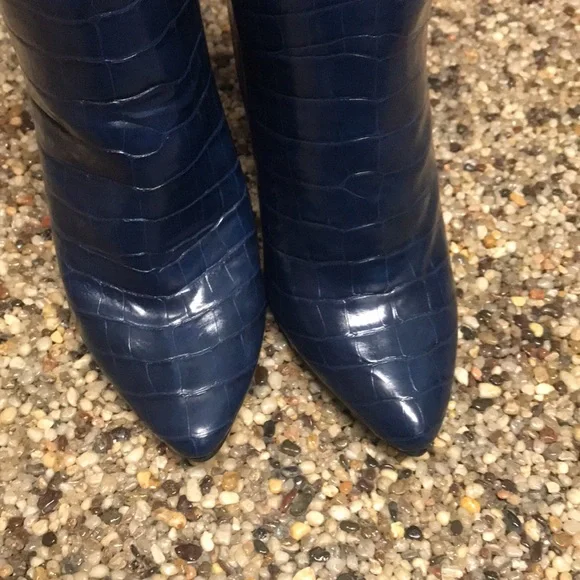 New Peacock Blue Booties - Picture 5 of 5